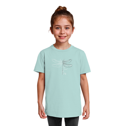 Breite die Flügel aus und flieg los | Libelle - Kids Organic Shirt