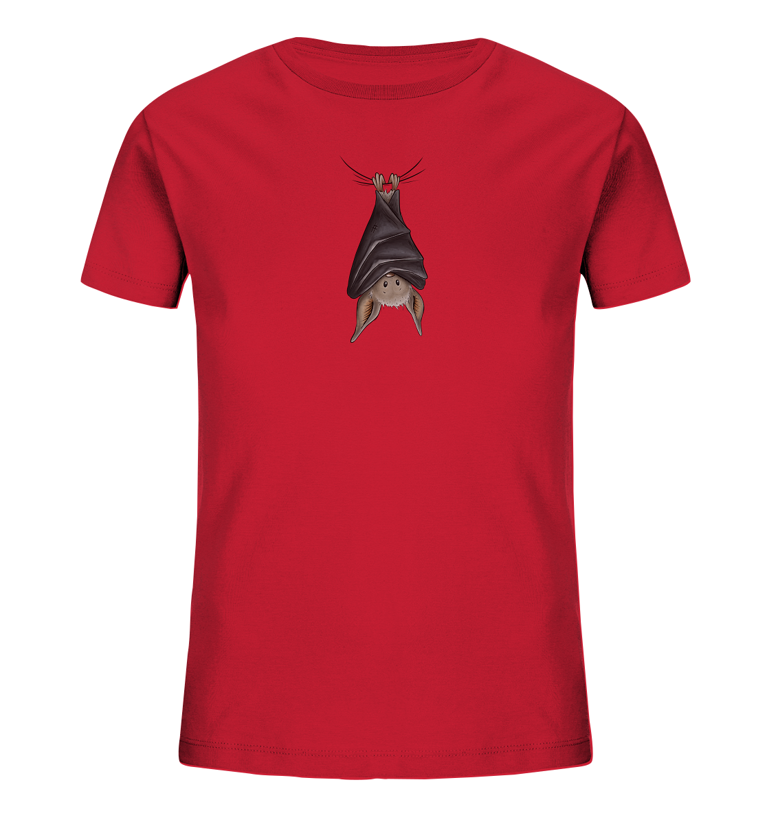 Lustig chillende Fledermaus - Kids Organic Shirt