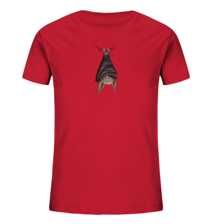 Lustig chillende Fledermaus - Kids Organic Shirt