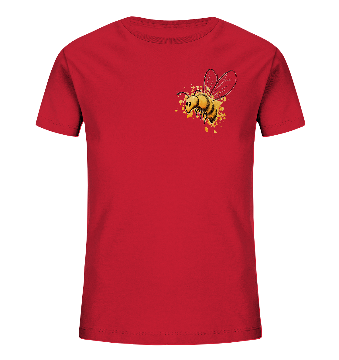 Lässige kleine Honig-Biene - Kids Organic Shirt