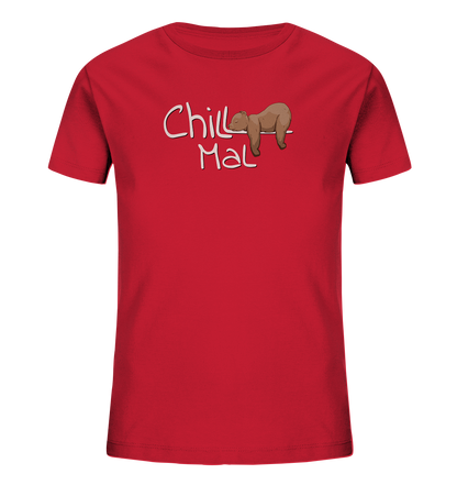 Chill Mal schläfriger Braunbär - Kids Organic Shirt