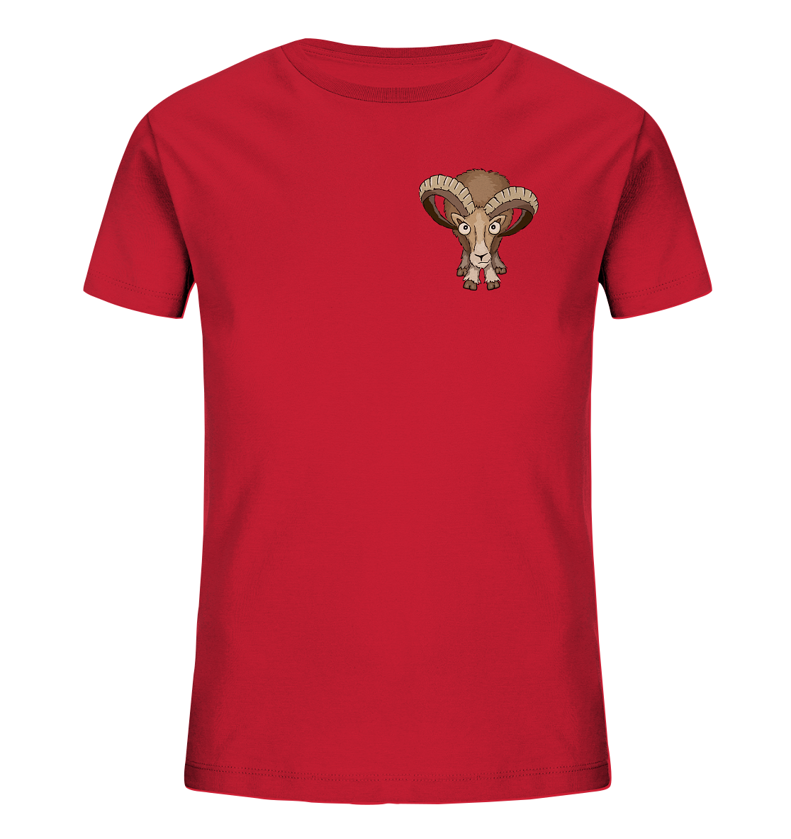 Bockiges Mufflon Widder Schafbock - Kids Organic Shirt