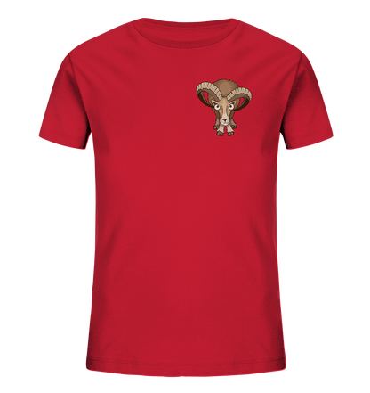 Bockiges Mufflon Widder Schafbock - Kids Organic Shirt