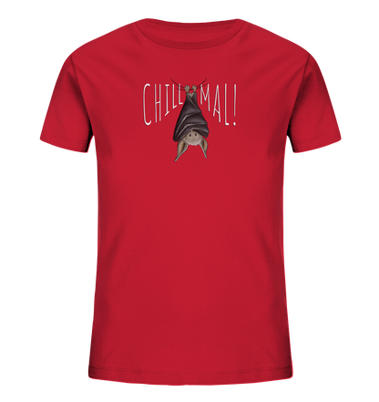 Chill Mal gemütliche Fledermaus - Kids Organic Shirt