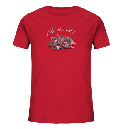 Kraah-masté! Yoga Raben Krähen - Kids Organic Shirt