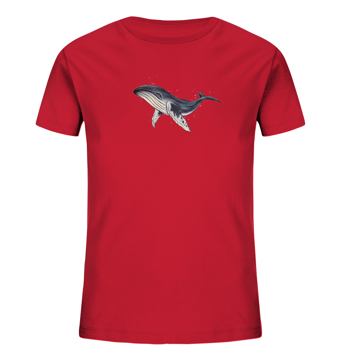 Tiefsee Ozean-Riese Buckelwal - Kids Organic Shirt