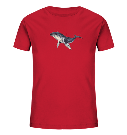 Tiefsee Ozean-Riese Buckelwal - Kids Organic Shirt
