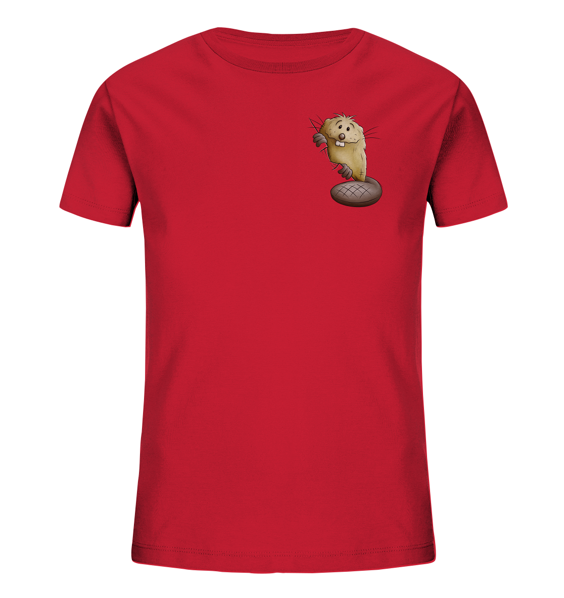 Lustiger frecher Biber - Kids Organic Shirt