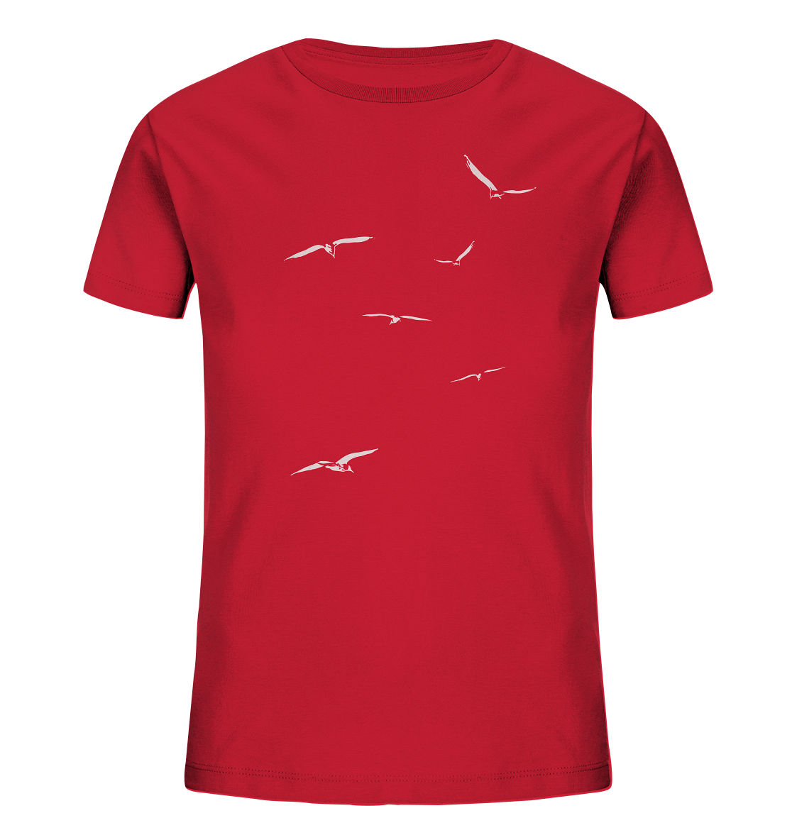 Vogelschwarm – Traum vom Fliegen - Kids Organic Shirt