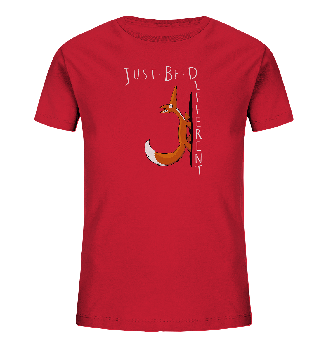 Just Be Different | Sei Anders, kleiner Fuchs - Kids Organic Shirt