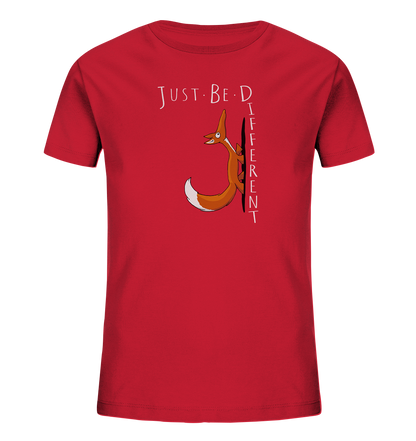 Just Be Different | Sei Anders, kleiner Fuchs - Kids Organic Shirt