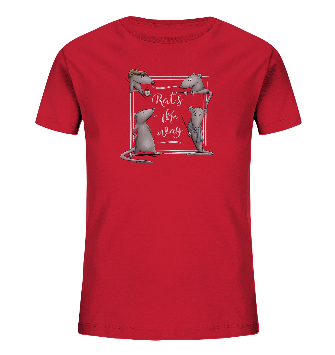 Rat’s The Way Kaffeehaus Ratten - Kids Organic Shirt