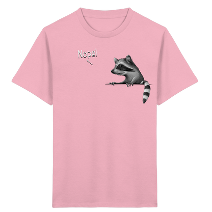 Nope! Frecher verwegener Waschbär - Kids Organic Shirt