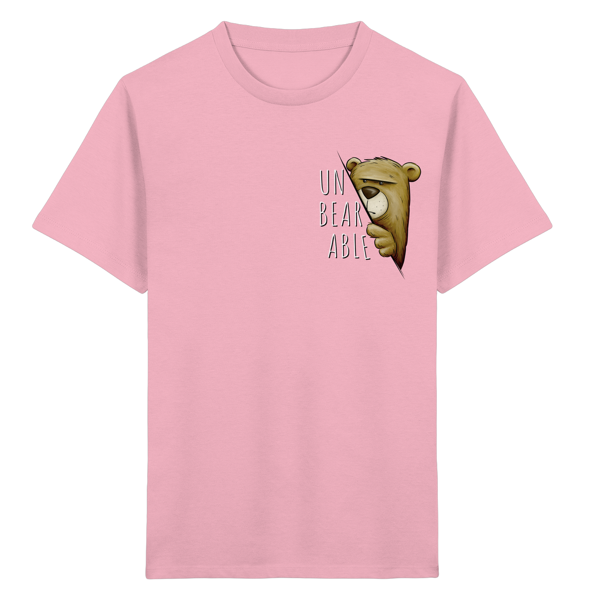 Unbearable – Unerträglich Bär - Kids Organic Shirt