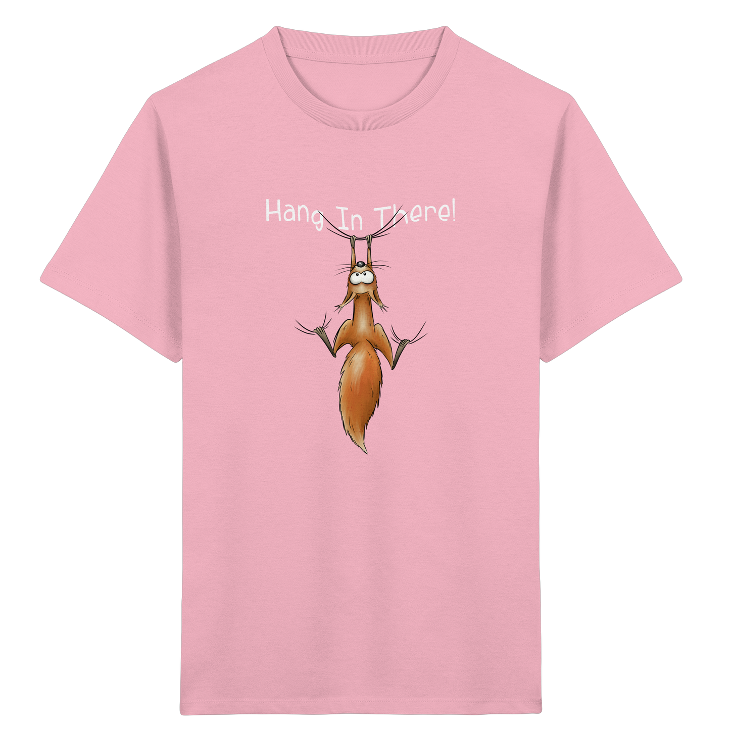 Hang In There | Lässiges Eichhörnchen - Kids Organic Shirt