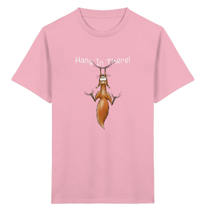Hang In There | Lässiges Eichhörnchen - Kids Organic Shirt