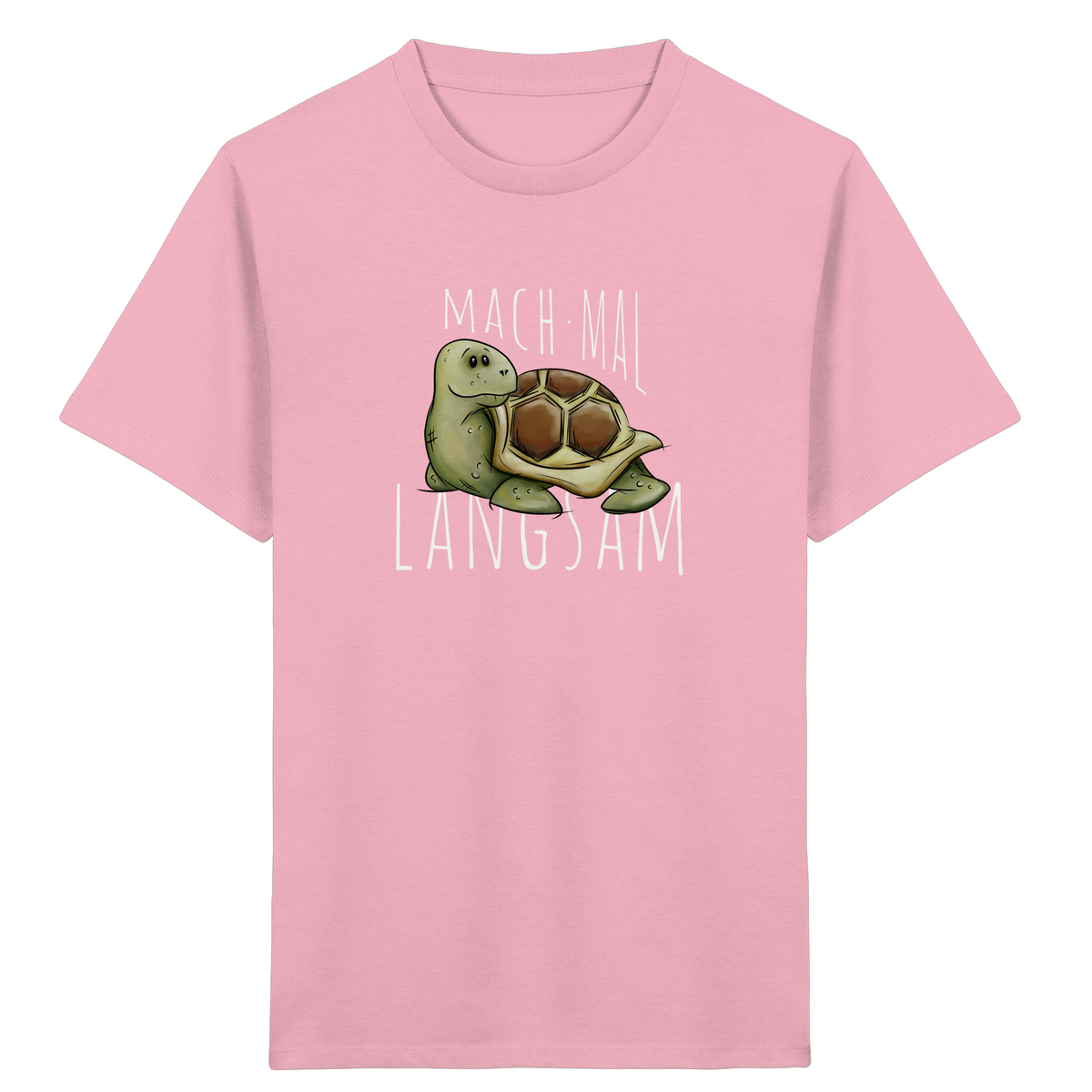 Mach mal langsam Schildkröte - Kids Organic Shirt