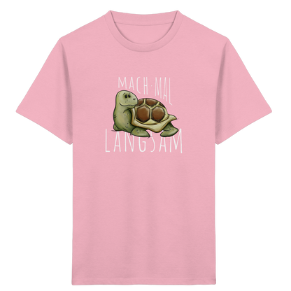 Mach mal langsam Schildkröte - Kids Organic Shirt