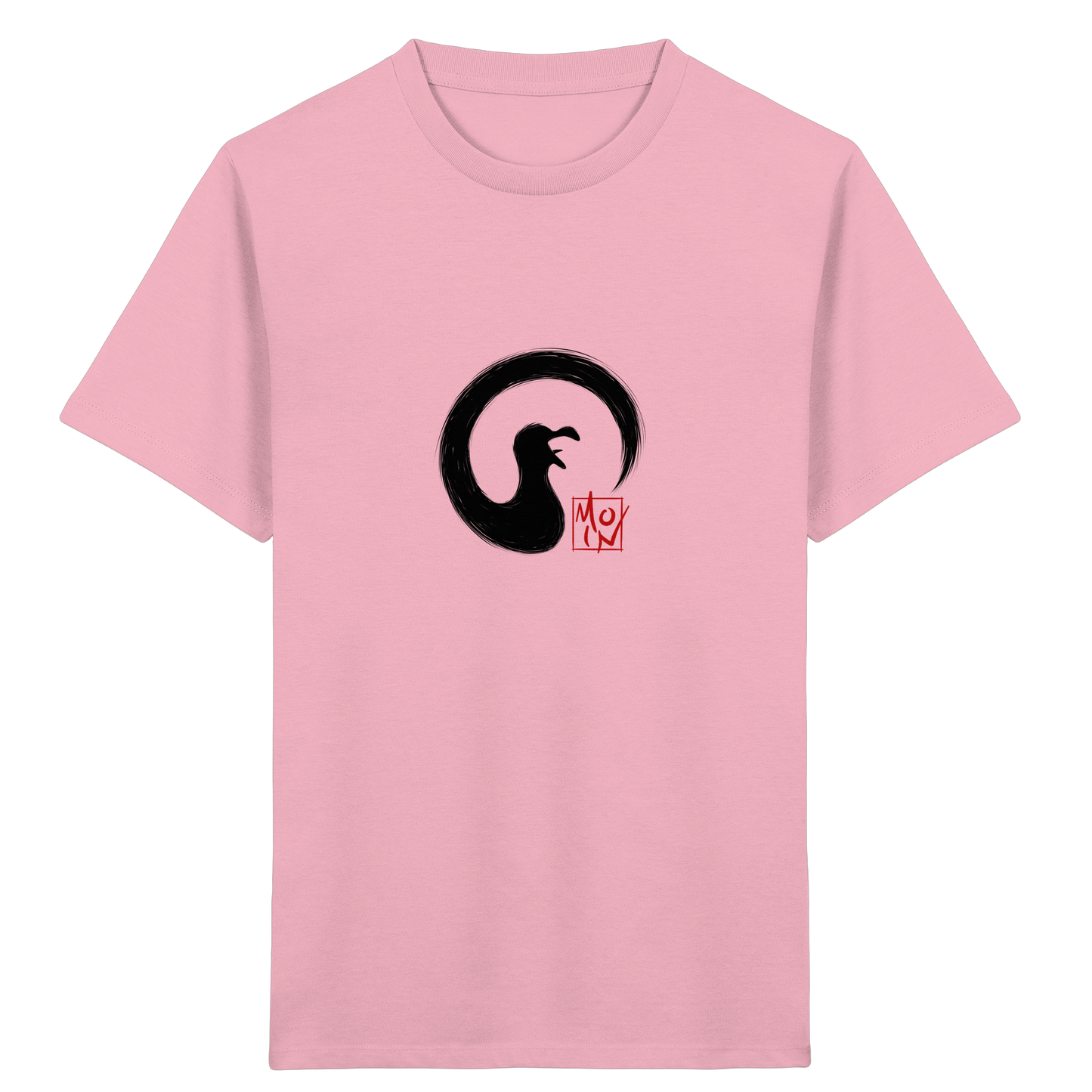 Moin kreischende japanische Enso Möwe - Kids Organic Shirt