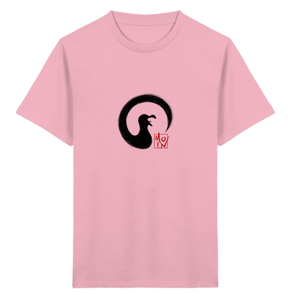 Moin kreischende japanische Enso Möwe - Kids Organic Shirt