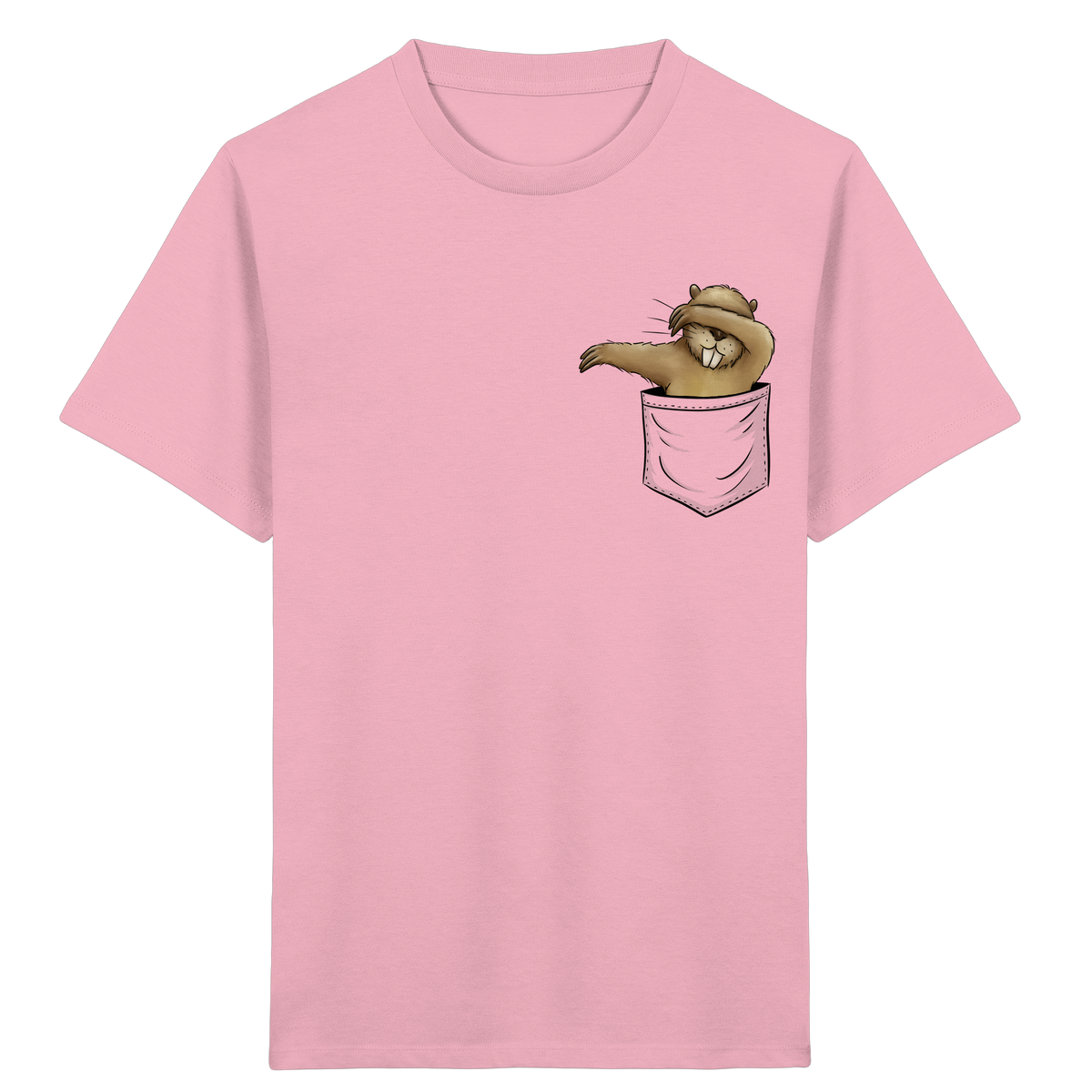Dabbender Biber in Deiner Tasche - Kids Organic Shirt