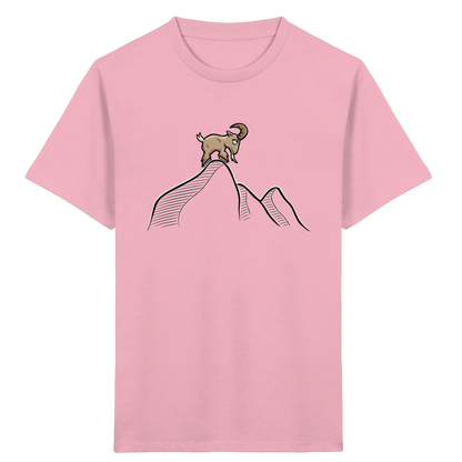 Ziegenbock in den Bergen - Kids Organic Shirt