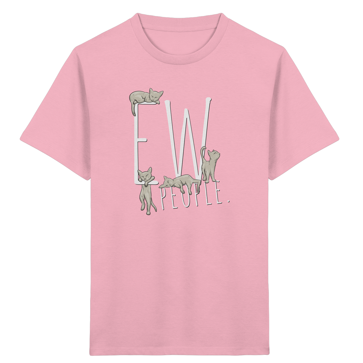 Ew, People. Sarkastische Katzen - Kids Organic Shirt
