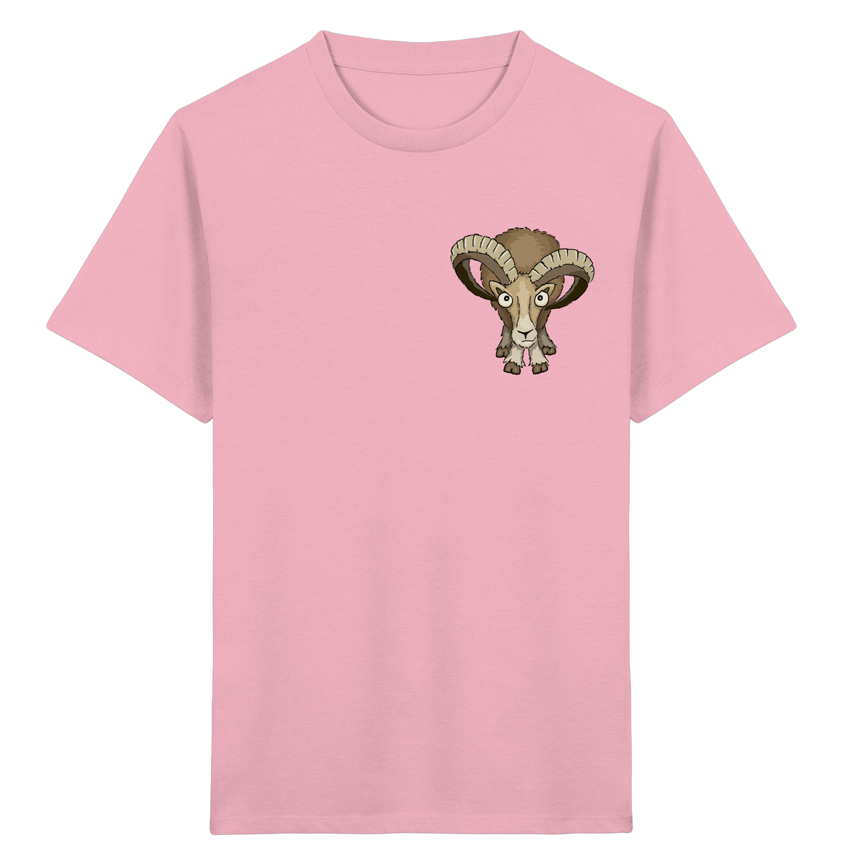 Bockiges Mufflon Widder Schafbock - Kids Organic Shirt