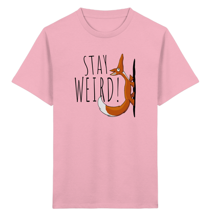 Stay Weird! Schräger Fuchs - Kids Organic Shirt