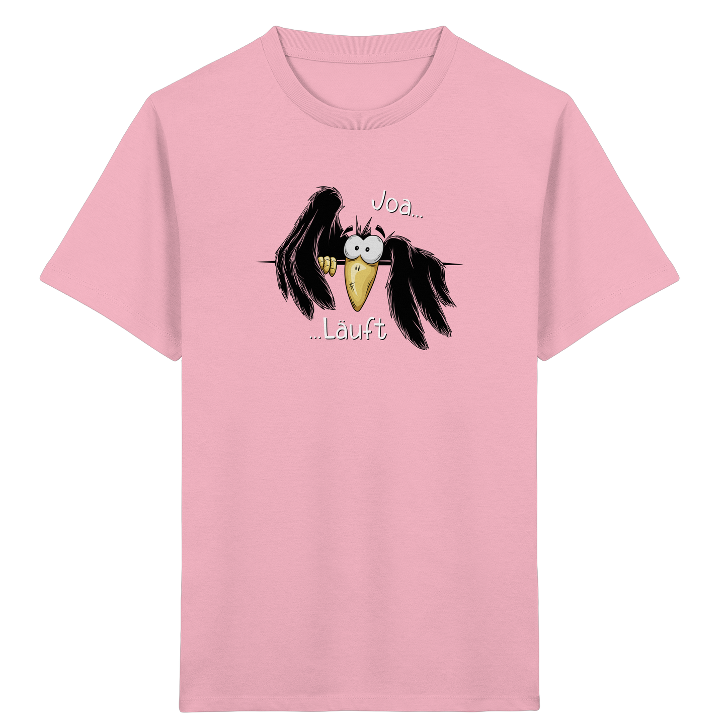 Joa Läuft Krähe gechillter Rabe - Kids Organic Shirt