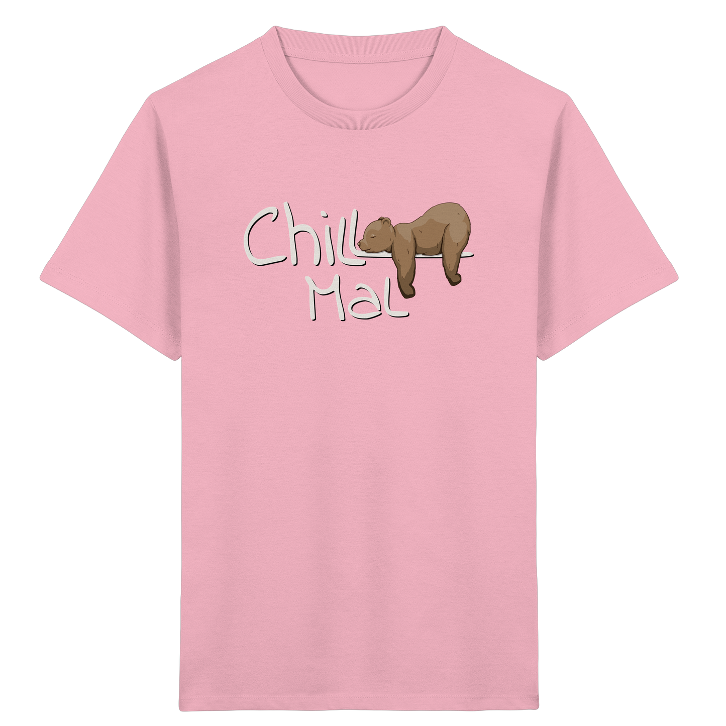 Chill Mal schläfriger Braunbär - Kids Organic Shirt