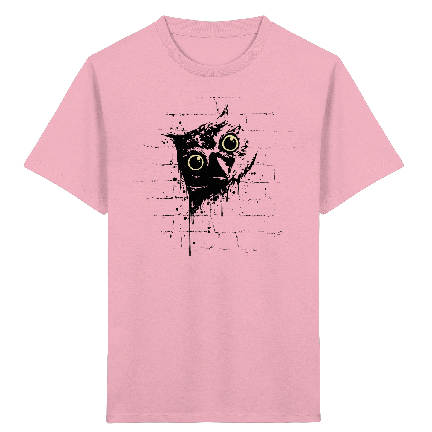 Lässige Street Art Eule - Kids Organic Shirt