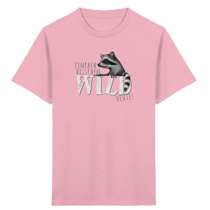 Bisschen wild heute! Waschbär - Kids Organic Shirt