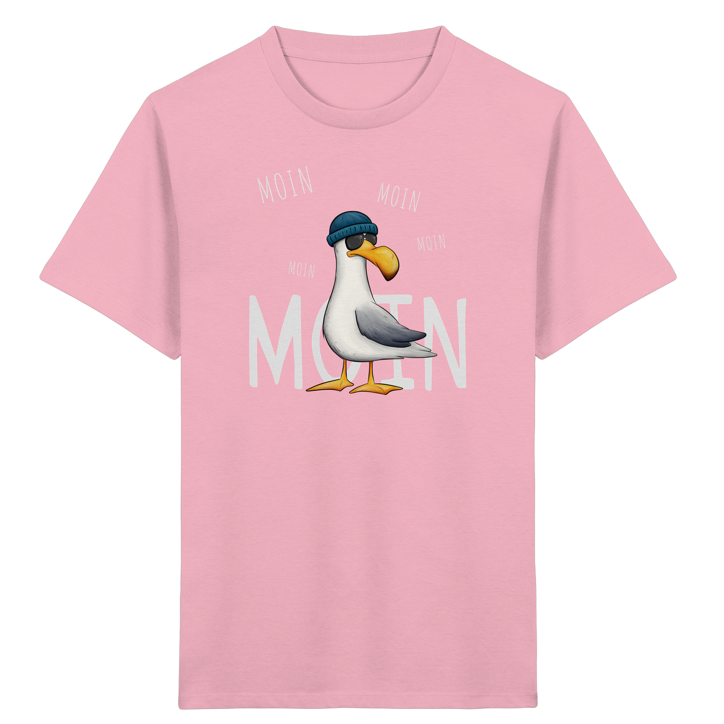 Moin Moin Lässige Hipster Möwe  - Kids Organic Shirt