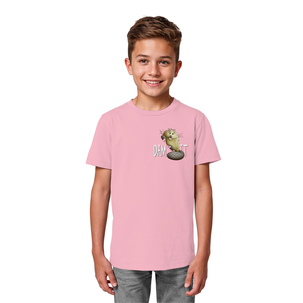 Dam It Verdammt Lustiger Biber - Kids Organic Shirt