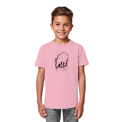Urban Street Art Tapir Silhouette - Kids Organic Shirt