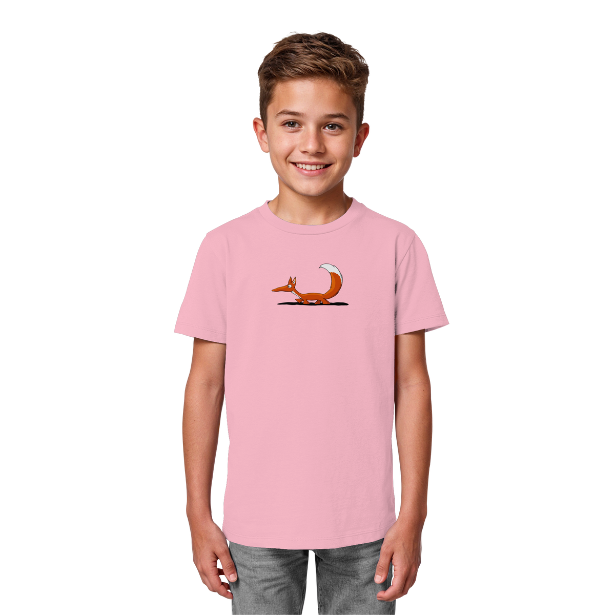 Lässiger cooler Fuchs | Mr. Fox, der Schleicher - Kids Organic Shirt