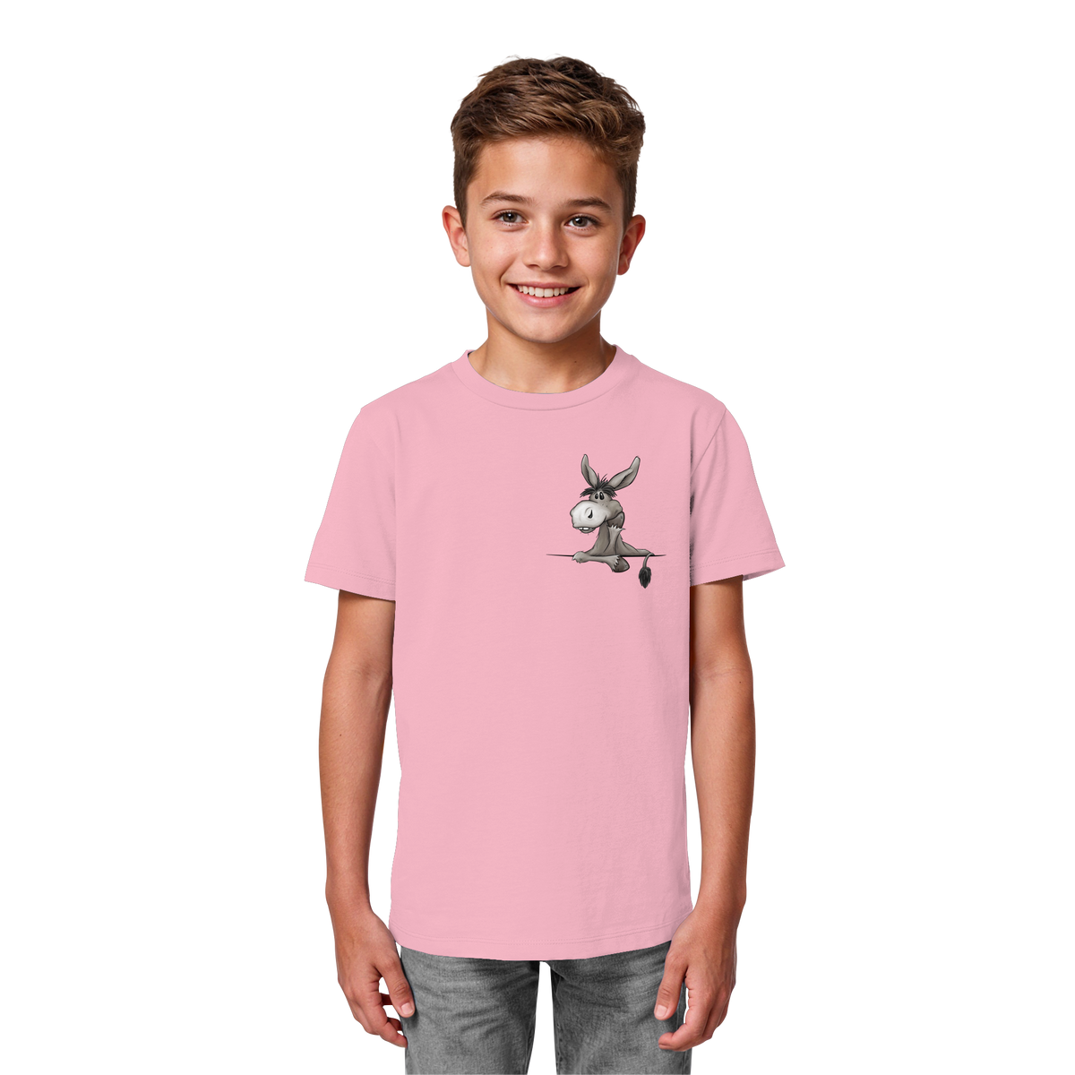 Lustiger lässiger Esel - Kids Organic Shirt