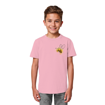 Lässige kleine Honig-Biene - Kids Organic Shirt