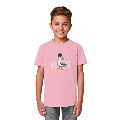 Moin Moin Lässige Hipster Möwe  - Kids Organic Shirt