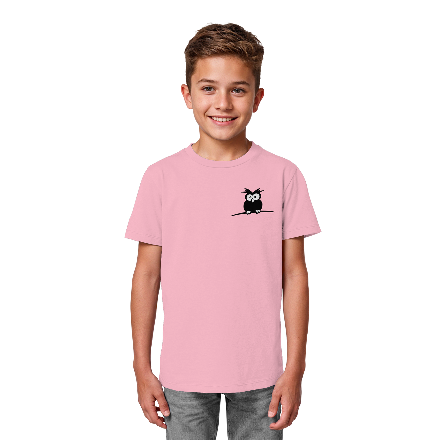 Kleine struppige Eule - Kids Organic Shirt