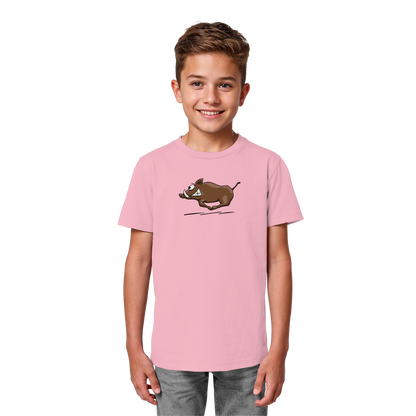 sauwildes Wildschwein | Wildsau  - Kids Organic Shirt