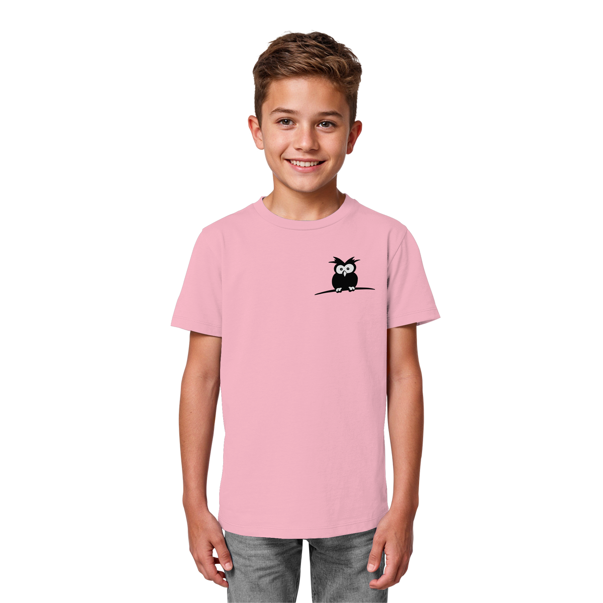 Kleine struppige Eule - Kids Organic Shirt