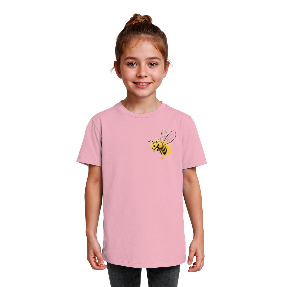 Lässige kleine Honig-Biene - Kids Organic Shirt