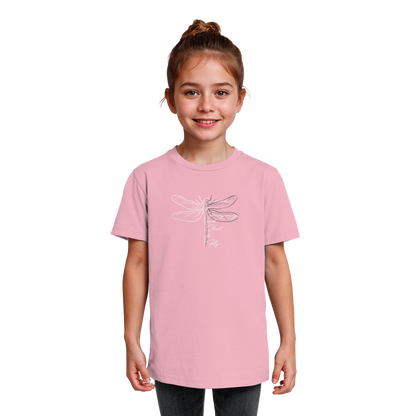 Breite die Flügel aus und flieg los | Libelle - Kids Organic Shirt