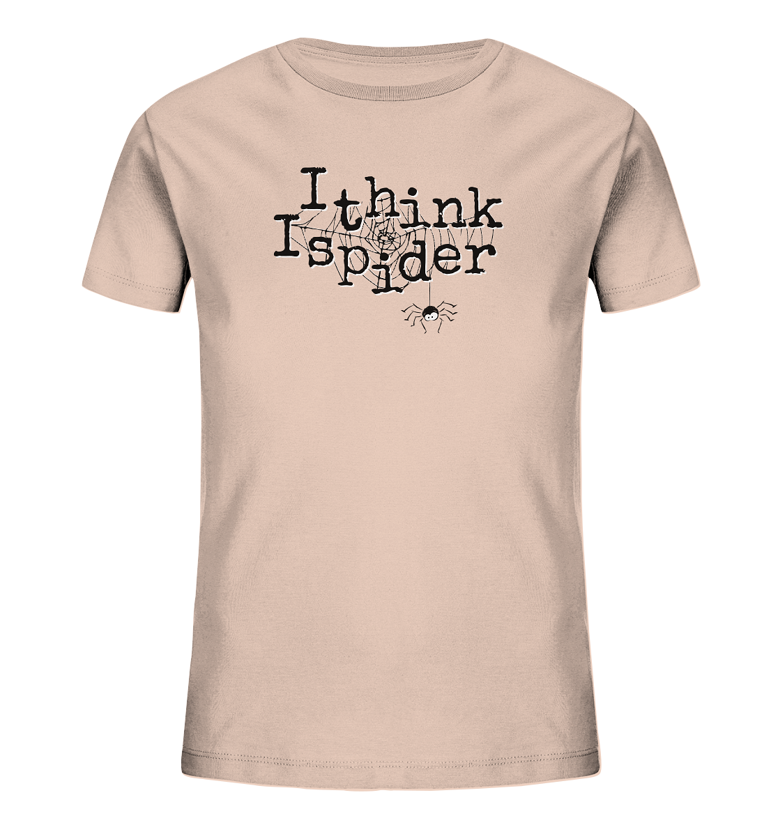 I think I spider - Spinne - Kids Organic Shirt