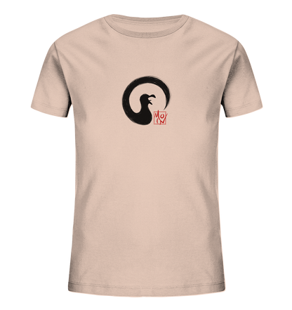 Moin kreischende japanische Enso Möwe - Kids Organic Shirt