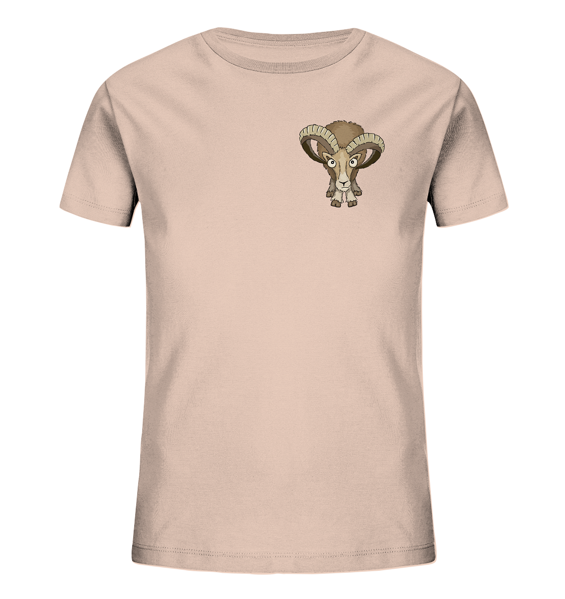 Bockiges Mufflon Widder Schafbock - Kids Organic Shirt