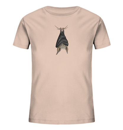 Lustig chillende Fledermaus - Kids Organic Shirt