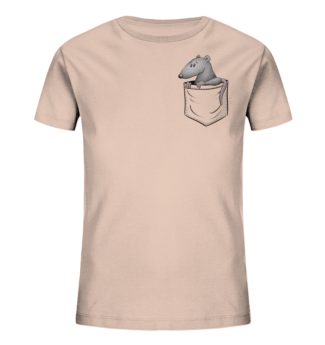 Kleine Ratte in der Tasche - Kids Organic Shirt